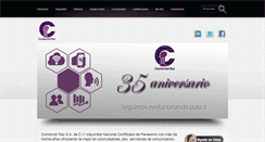 Desktop Screenshot of comercialrac.com.mx