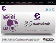 Tablet Screenshot of comercialrac.com.mx